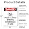 Signmission Pool Closed Strong, 18 in W x Rectangle, Plastic OS-2PACK-DS-P-1824-V-1626 - alternate 7